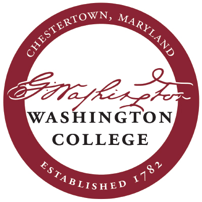 Washington College logo.